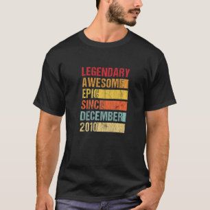 T-shirt Vintage légendaire épopée stupéfiante depuis décem