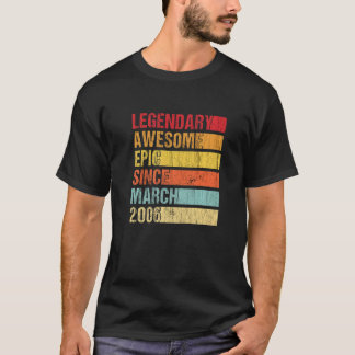 T-shirt Vintage légendaire épopée stupéfiante depuis mars