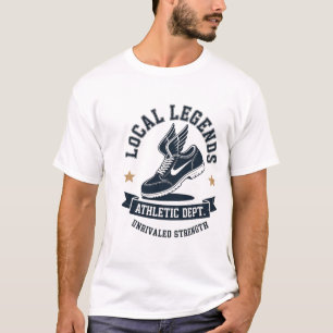 T-shirt Vintage "LÉGENDES LOCALES" Winged Shoe Département