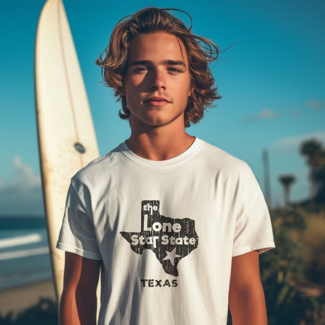 T-shirt Vintage L'État Lone Star (Créateur téléchargé)