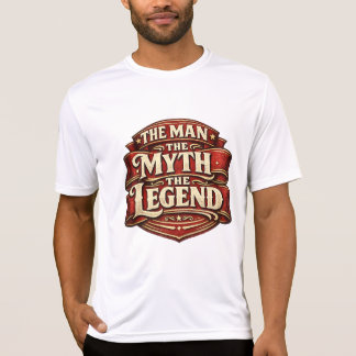 T-shirt Vintage L'Homme Le Mythe La Légende Fête des Pères