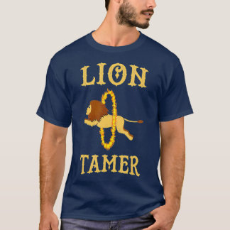 T-shirt Vintage Lion Tamer Événement Cirque Personnel Thèm