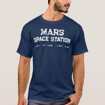 T-Shirt Vintage Logo Station Spatiale Mars