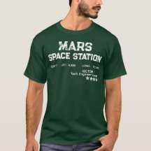 T-Shirt Vintage Logo Station Spatiale Mars