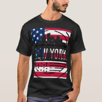 Vintage look New York avec Stars & Stripes Unisex