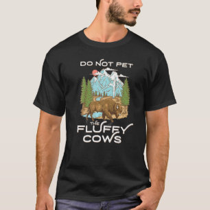 T-shirt Vintage Look Yellowstone National Park Bison