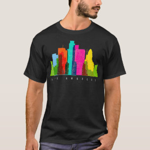 T-shirt Vintage Los Angeles LA Skyline