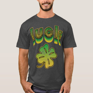 T-shirt Vintage Luck Four Leaf Clocher St Patrick