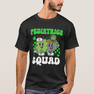T-shirt Vintage Lucky Pediatrics Squad Infirmière St Patri