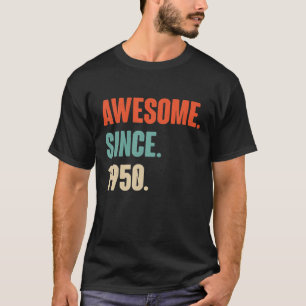 T-shirt Vintage Magnifique Depuis 1950 - Cadeau Anniversai