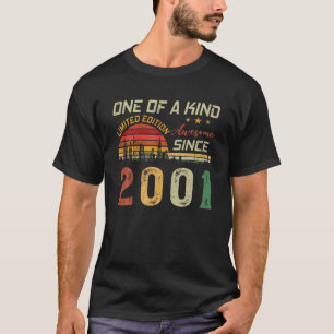 T-shirt Vintage Magnifique Depuis 2001 20 Ans 20E Naissanc