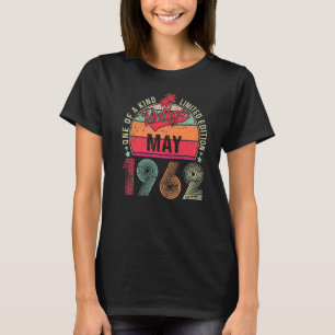 T-shirt Vintage mai 1962 60e anniversaire 60 ans