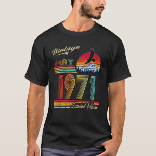 T-shirt Vintage Mai 1971 Edition Limitée 50E Anniversaire 