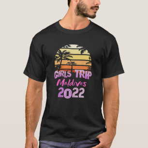 T-shirt Vintage MALDIVES TOUTES LES FILLES TRIP 2022 Sprin