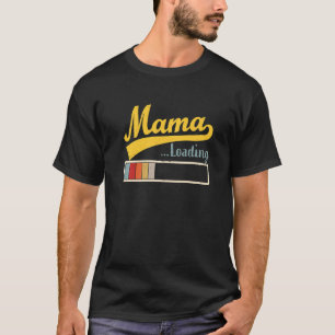 T-shirt Vintage maman Chargement Future maman Nouvelle mam