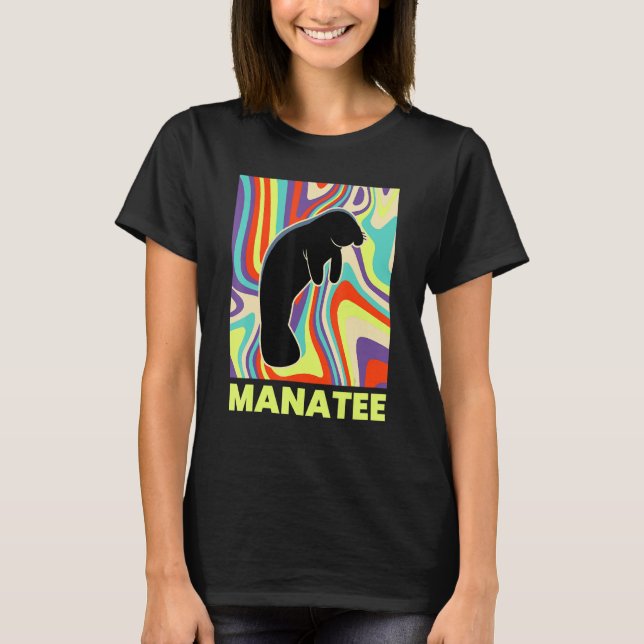 T-shirt Vintage Manatee Lover Jersey (Devant)