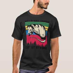 T-shirt Vintage Mangeons des ordures et nous faisons frapp