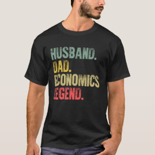T-shirt Vintage mari papa économie Légende Rétro