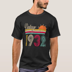 T-shirt Vintage mars 1932 Anniversaire de 90 ans