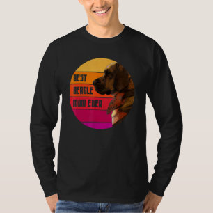 T-shirt Vintage Meilleur Beagle Maman toujours Beagle
