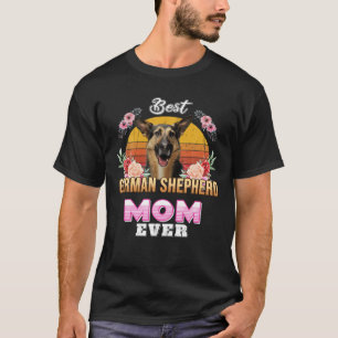 T-shirt Vintage Meilleur berger allemand Maman toujours la