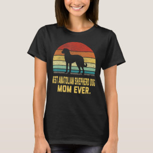 T-shirt Vintage Meilleur Berger Anatolien Maman Chien Jama