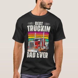T-shirt Vintage Meilleur Camion Papa Jamais Truck Driver P