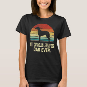 T-shirt Vintage meilleur catahoula léopard chien père jama