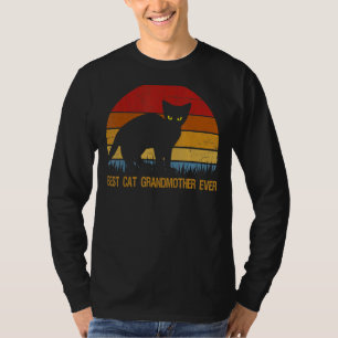 T-shirt Vintage Meilleur Chat Grand-mère Jamais Chat Maman