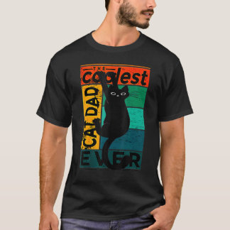 T-shirt Vintage Meilleur Chat Papa Jamais Chat Papa Père J