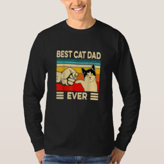 T-shirt Vintage Meilleur Chat Papa Jamais Chat Papa Père P