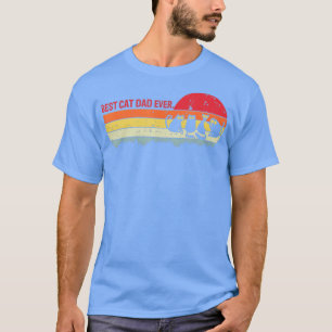 T-shirt Vintage Meilleur Chat Papa Jamais Drôle Chat Daddy