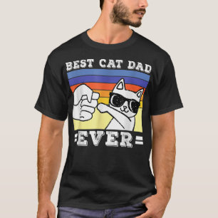 T-shirt Vintage Meilleur Chat Papa Jamais Drôle Chat Daddy
