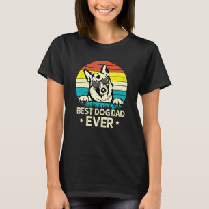 T-shirt Vintage Meilleur Chien Papa Jamais Berger Allemand