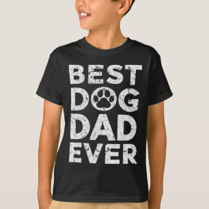 T-shirt Vintage Meilleur Chien Papa Jamais Fête des pères