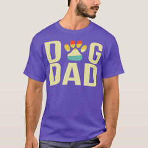 T-shirt Vintage Meilleur Chien Papa Jamais Paw
