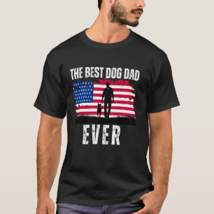 T-shirt Vintage Meilleur Chien Papa Jamais Père Jour Pour