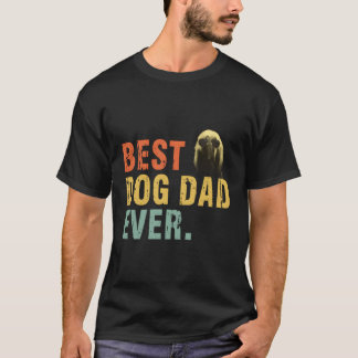 T-shirt Vintage Meilleur Chien Papa Jamais T Chemise Afgha