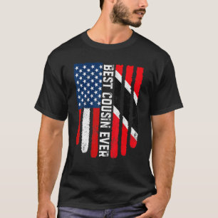 T-shirt Vintage Meilleur Cousin Jamais Américain Trinidad 