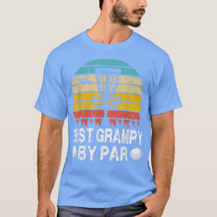 T-shirt Vintage Meilleur Grampy Par Disc Golf Golf Père