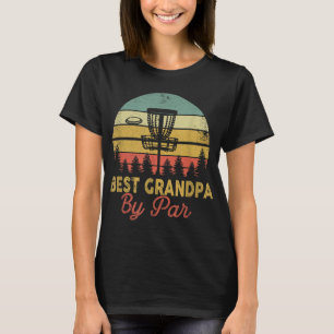 T-shirt Vintage Meilleur Grand-Père Par Par Disque Golf Ca
