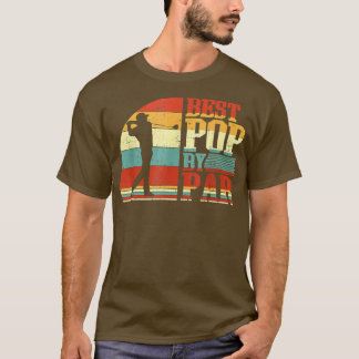 T-shirt Vintage Meilleur POP Par Disque Golf Cadeaux Papa