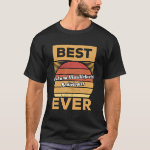 T-shirt Vintage Meilleur Radiologue Oral Et Maxillofacial