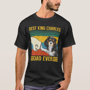 T-shirt Vintage Meilleur Roi Charles Papa Jamais Parfait P