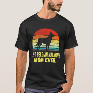 T-shirt Vintage Meilleure maman Malinoise belge