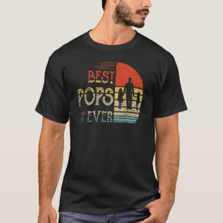 T-shirt Vintage Meilleures Populations Pour La Fête des pè