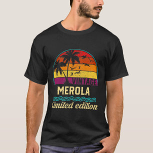 T-shirt Vintage Merola Limited Edition, Nom, Nom, Sec