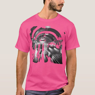 T-shirt Vintage Metro Mystique Moonlit Voyage Souterrain