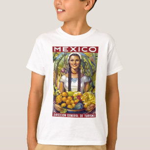 T-shirt Vintage Mexique Travel Tourisme Publicité
