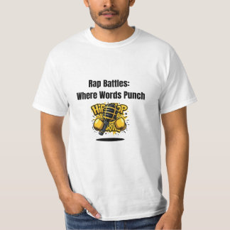 T-shirt Vintage Microphone Hip Hop Rap Battles Digital Ill